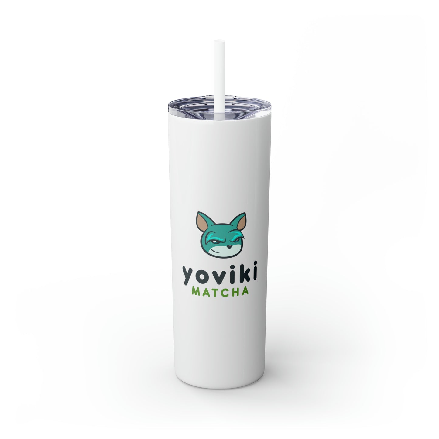 Skinny Tumbler with Straw, 20oz